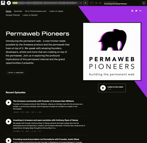 Podcast: Permaweb Pioneers